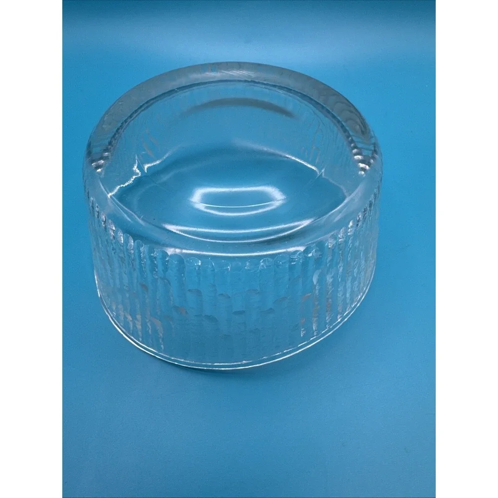 Jeannette Tree Bark Variant Dip Bowl Vintage MCM‎ Mid Century Glass Serving Dish